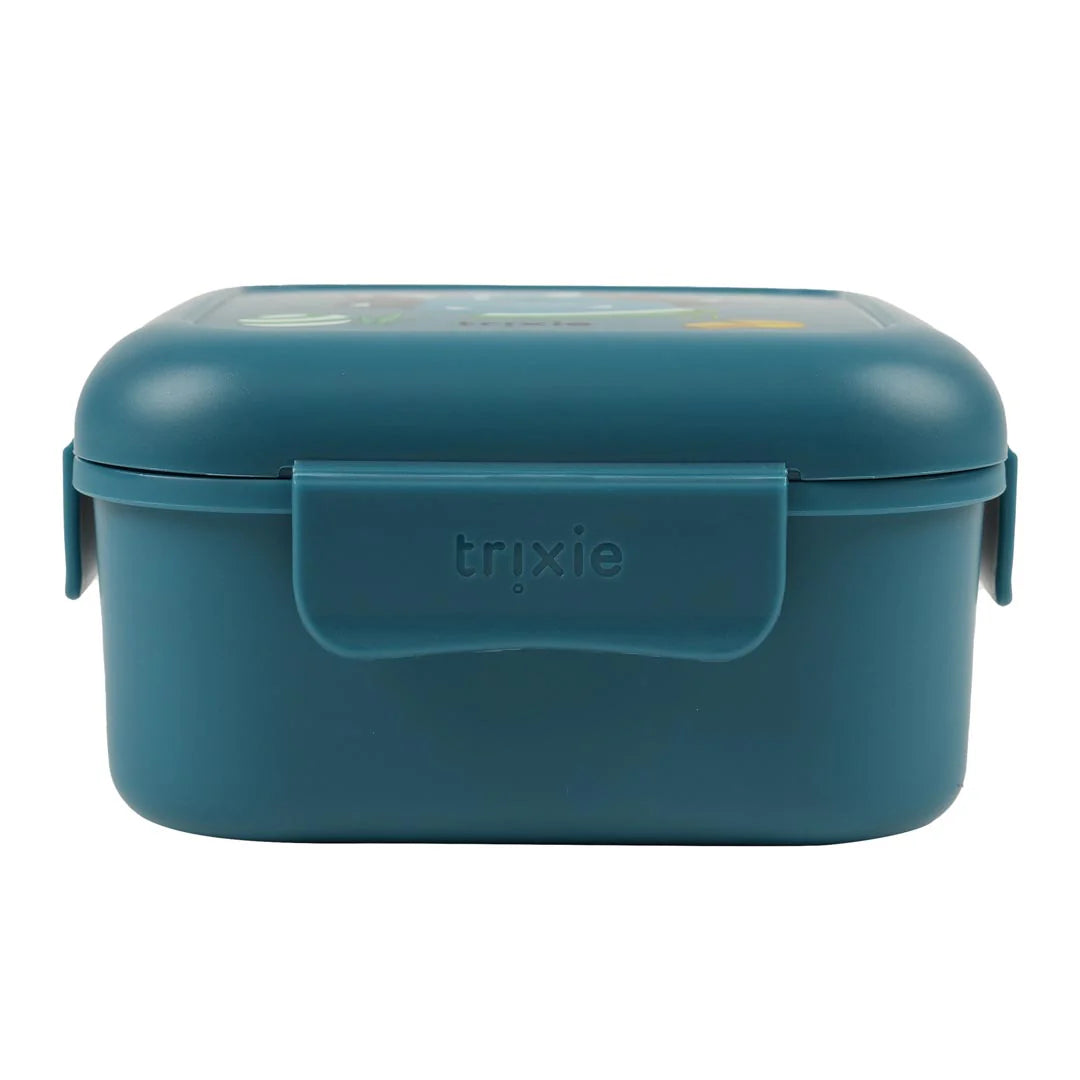 Snack box with clips - Ballplayer Mr. Triceratops