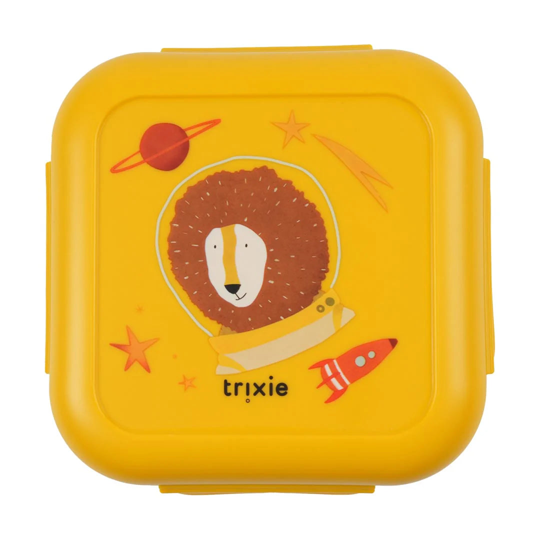Snack box with clips - Spaceman Mr. Lion