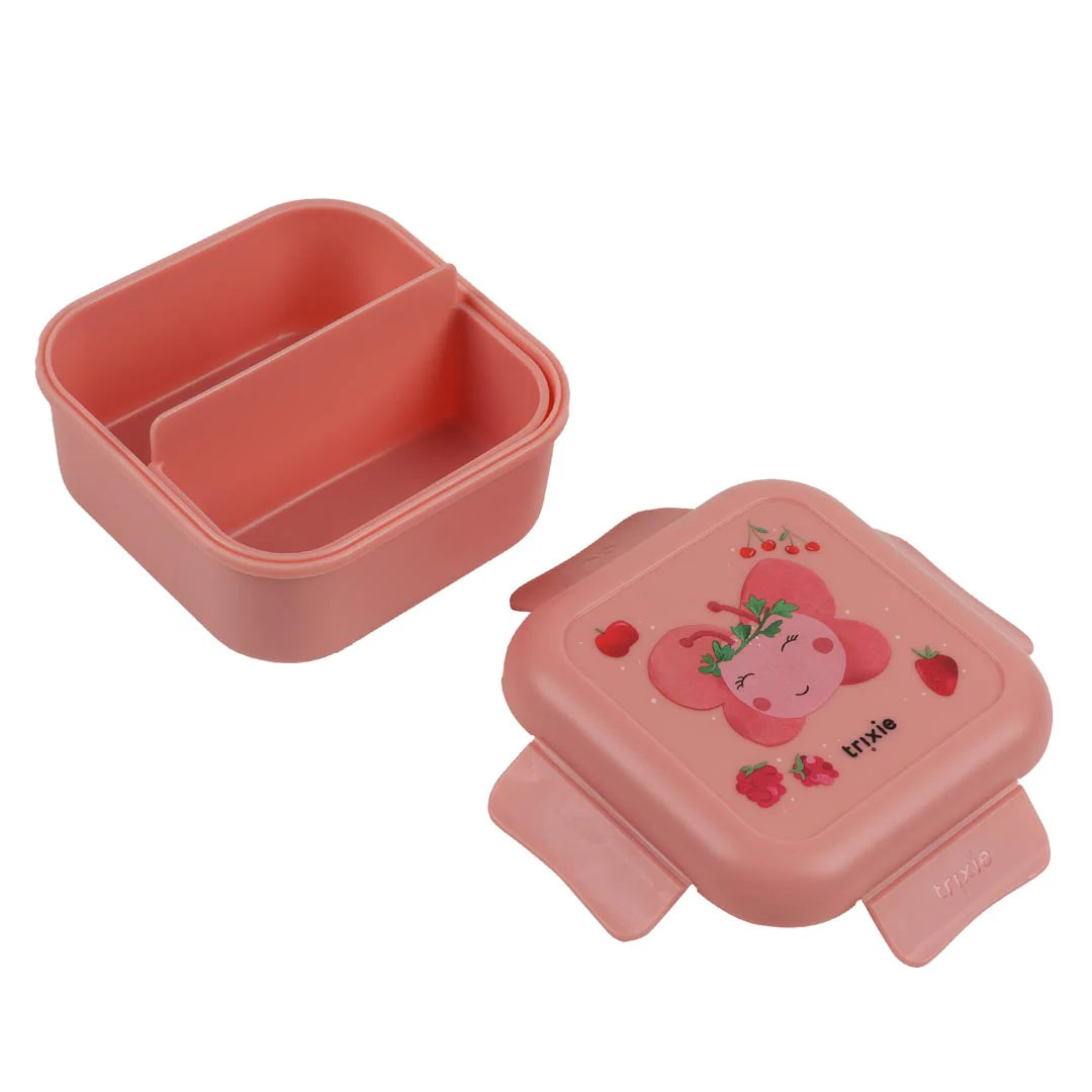 Snack box with clips - Fruit fairy Mrs. Butterfly