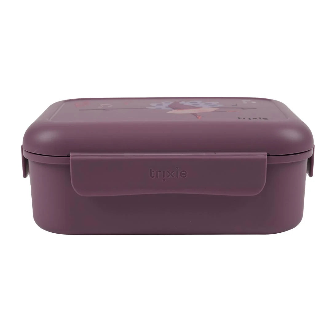 Lunch box with clips - Ballerina Mrs. Peacock
