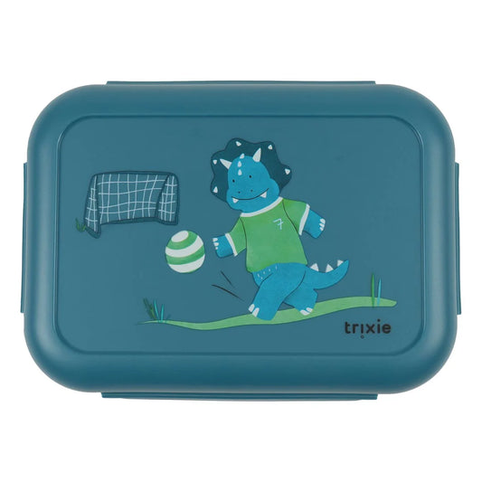 Lunch box with clips - Ballplayer Mr. Triceratops