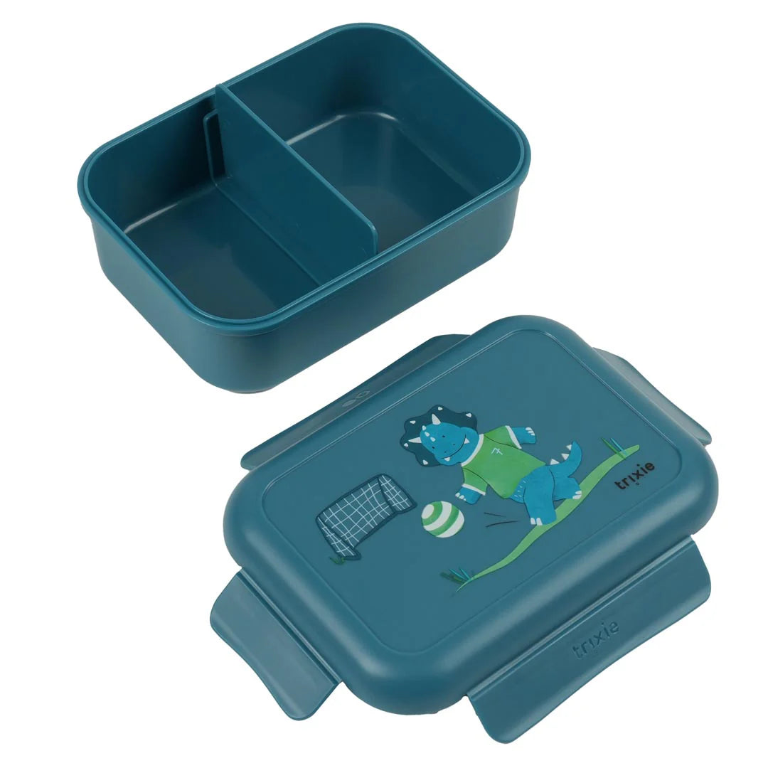 Lunch box with clips - Ballplayer Mr. Triceratops