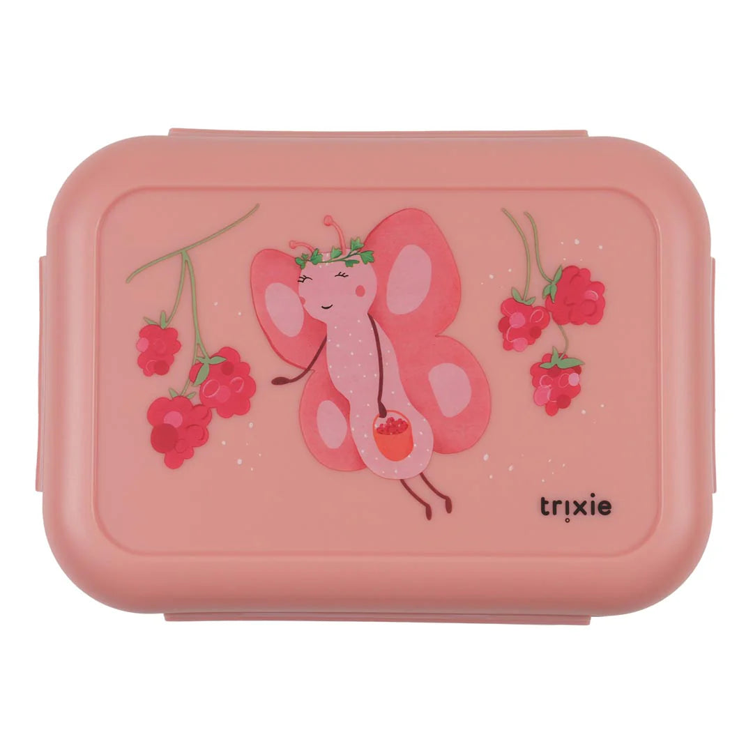 Lunch box with clips - Fruit fairy Mrs. Butterfly