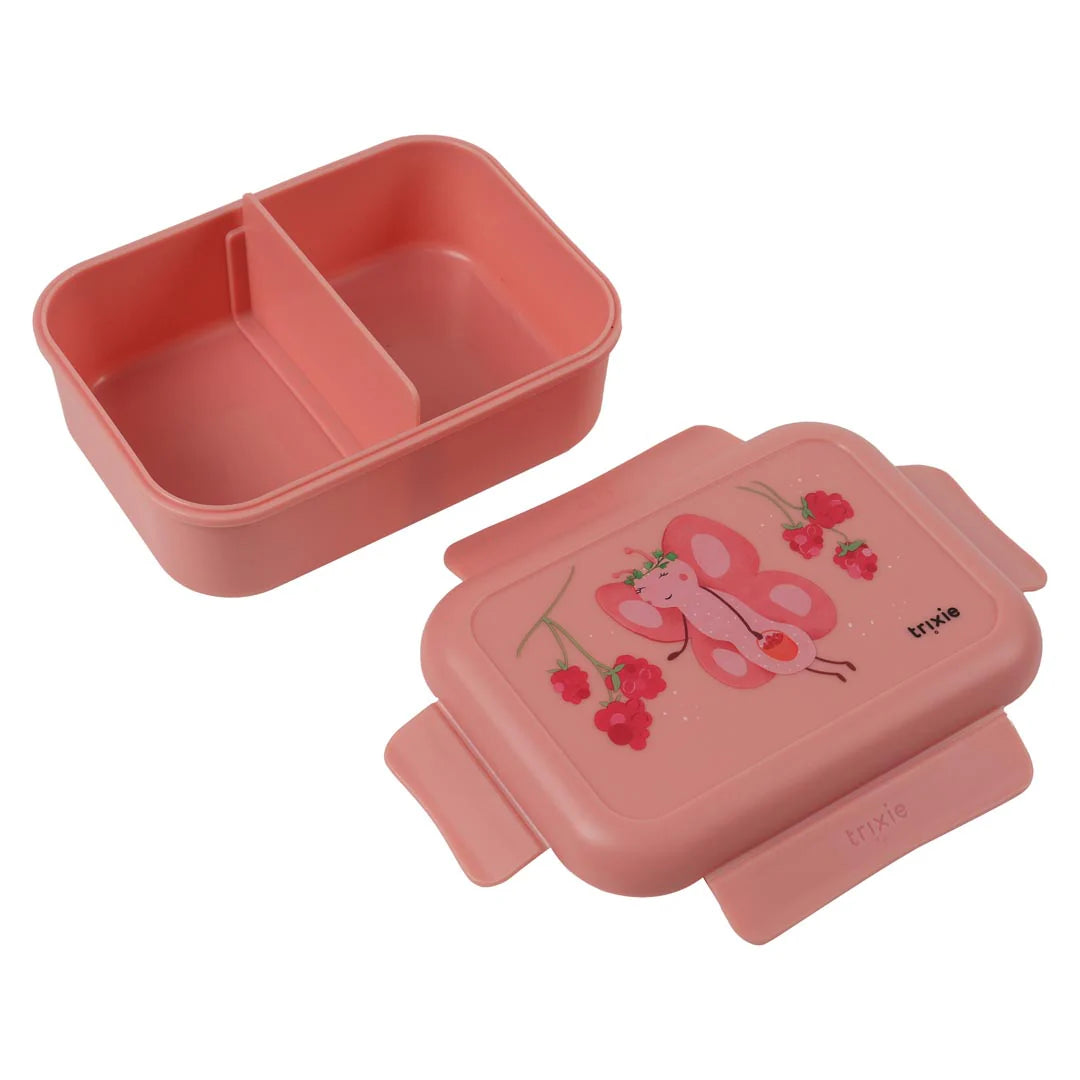 Lunch box with clips - Fruit fairy Mrs. Butterfly