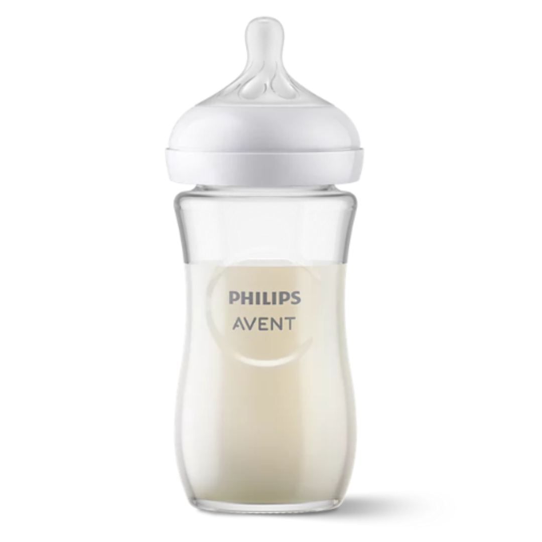 Philips Avent Natural Response Glass Baby Bottle – 240ml (SCY933/01)