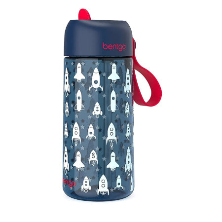 Bentgo - Kids Water Bottle Twin Pack 450 ml - Shark/Rockets