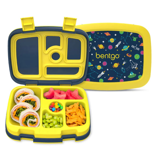 Kids Prints 5 Compartment Lunchbox - Space