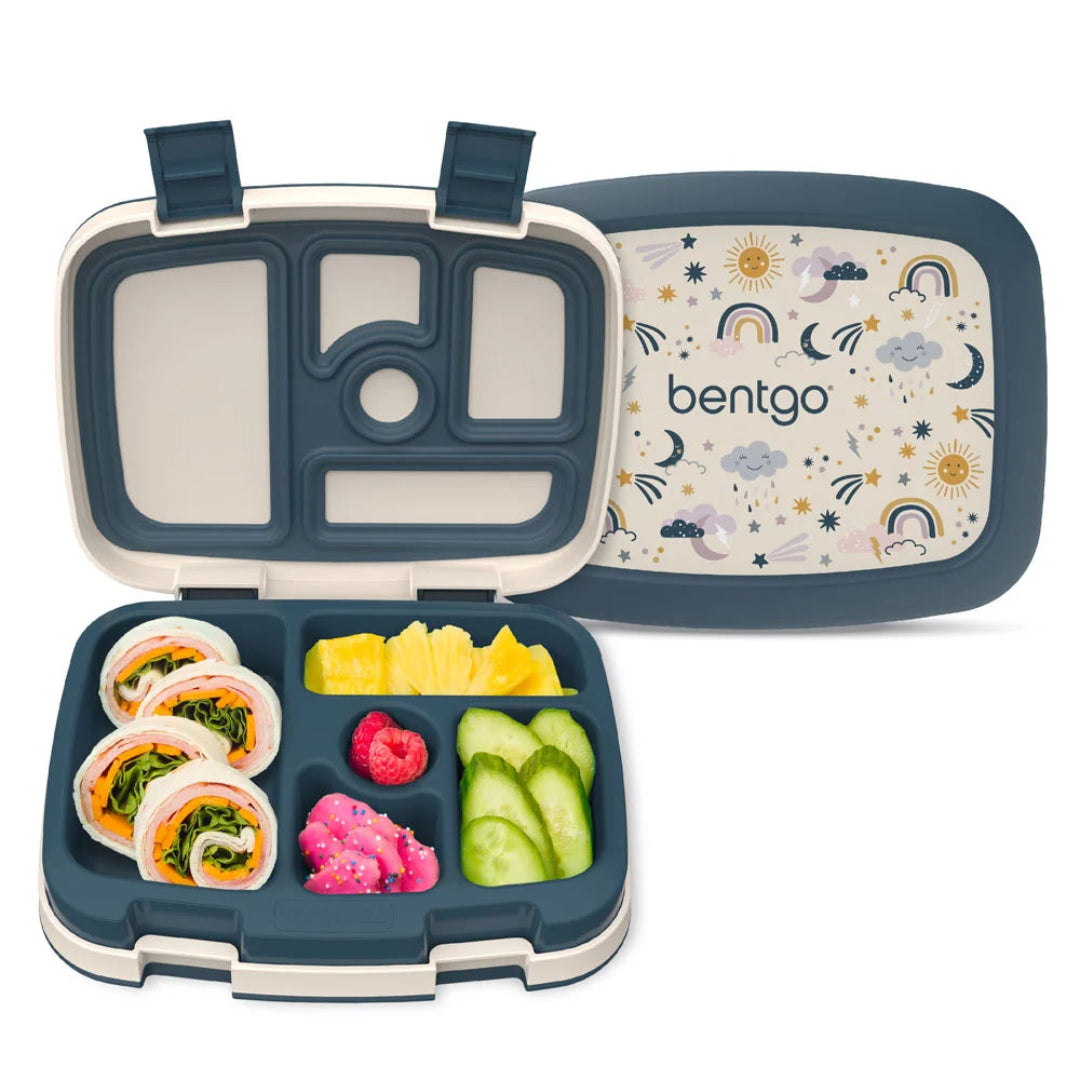 Kids Prints 5 Compartment Lunchbox -  Friendly Skies