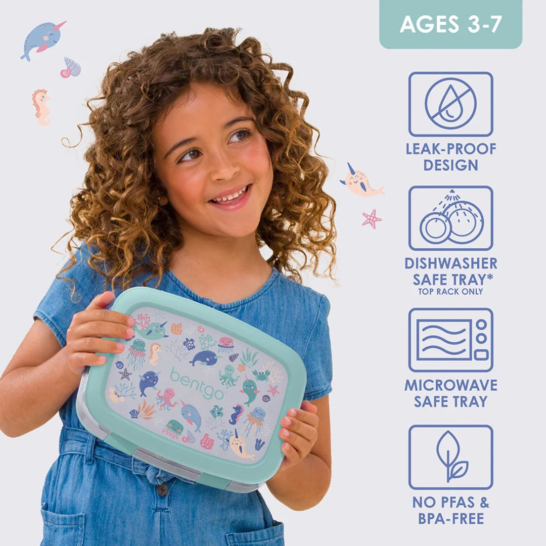Kids Prints 5 Compartment Lunchbox - Sea Life