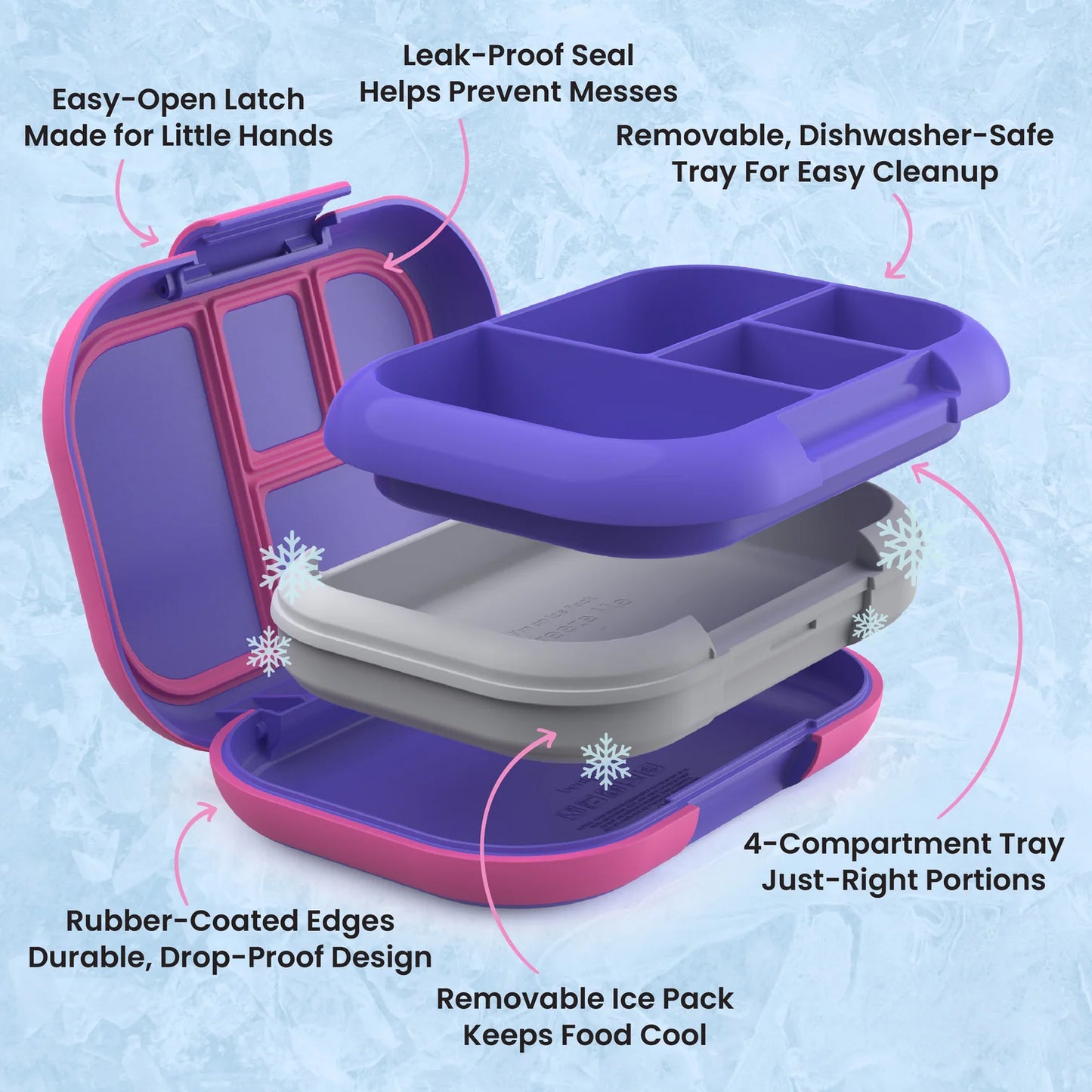 Chill Kids Lunch Box - Electric Violet