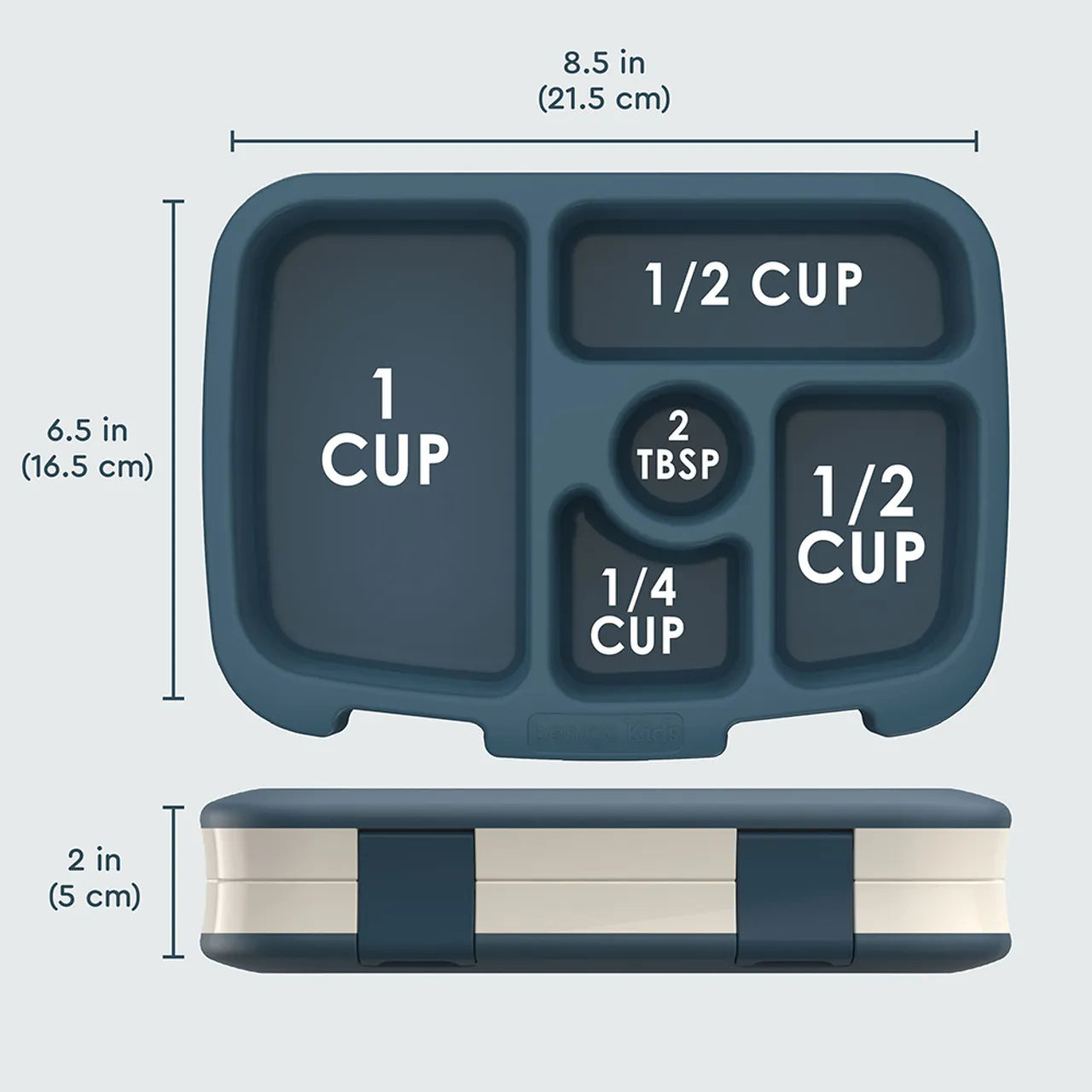 Kids Prints 5 Compartment Lunchbox - Skies
