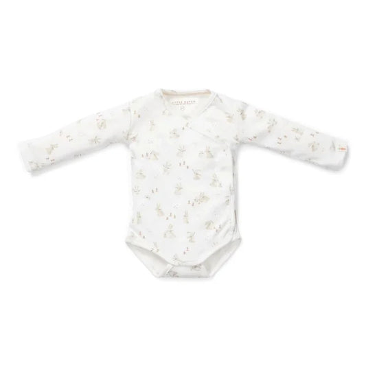 Little Dutch  Long Sleeve Wrap Bodysuit - Baby Bunny