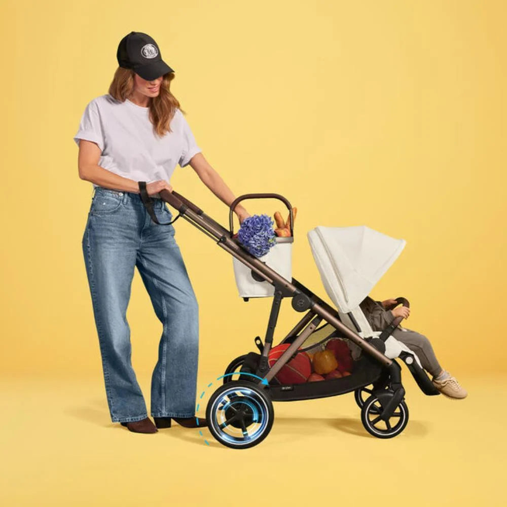 E-Gazelle S stroller -Moon Black -Electric Assisted