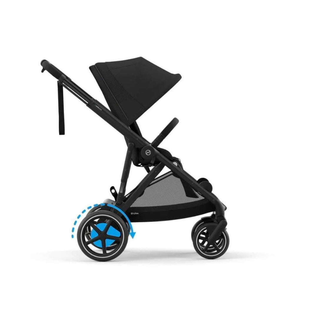 E-Gazelle S stroller -Moon Black -Electric Assisted