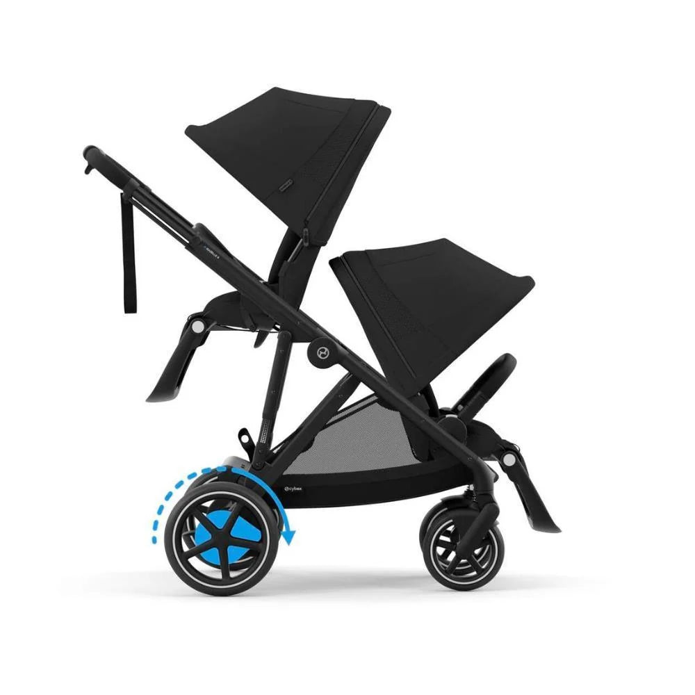 E-Gazelle S stroller -Moon Black -Electric Assisted