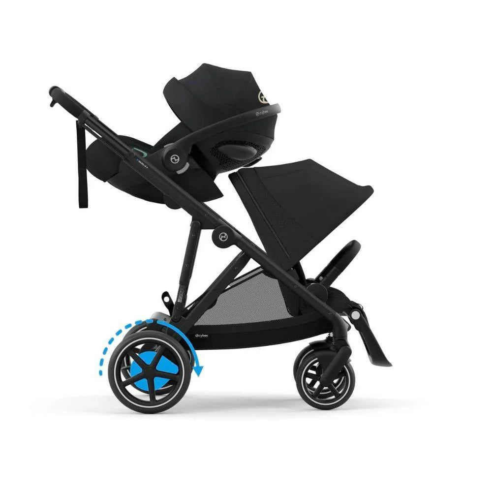 E-Gazelle S stroller -Moon Black -Electric Assisted