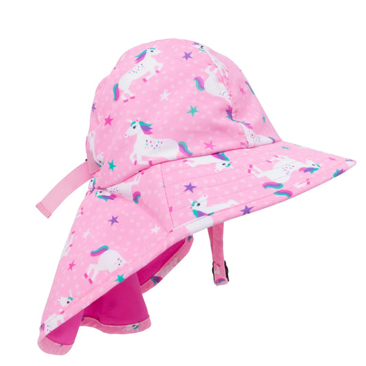 Baby Toddler Cape Sunhat - Unicorn