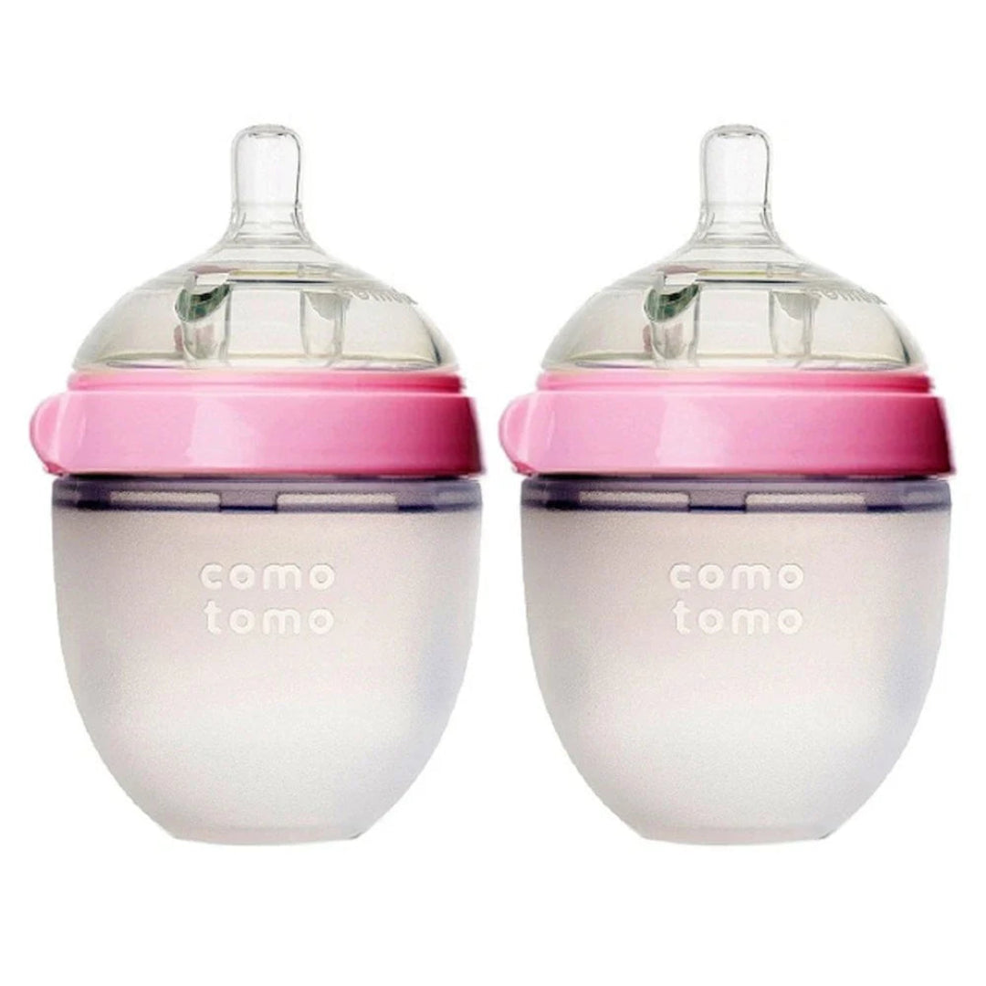 Comotomo 150ml Pink,Baby Bottle Double