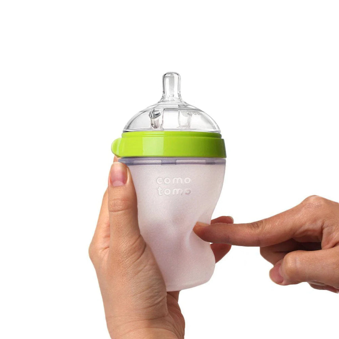 Comotomo 150ml Green, Baby Bottle Double