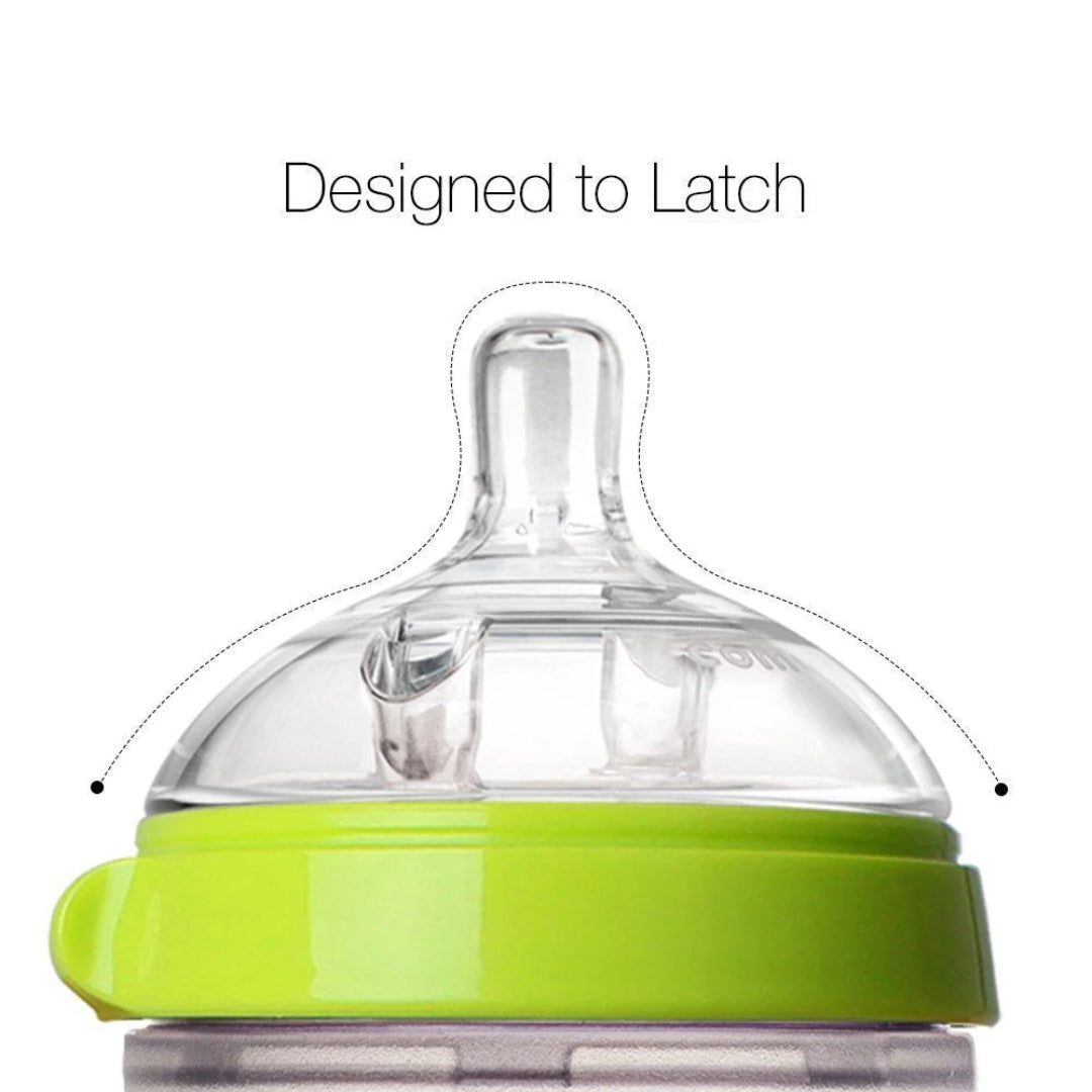 Comotomo 150ml Green, Baby Bottle Double