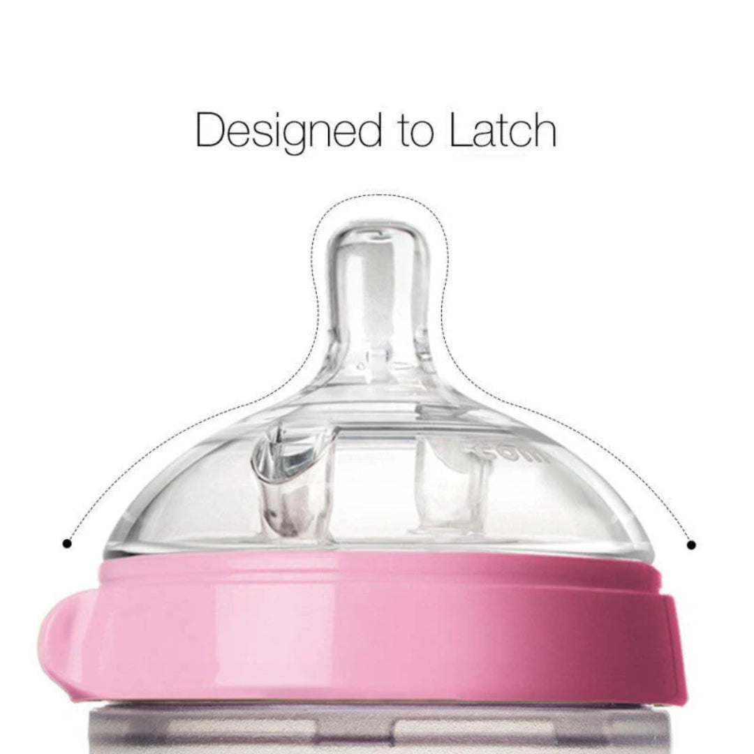 Comotomo 150ml Pink,Baby Bottle Double