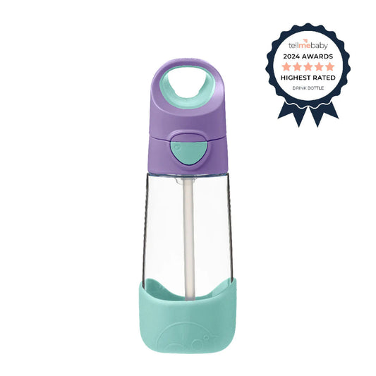 B.Box Tritan Drink Bottle-Lilac Pop 450Ml