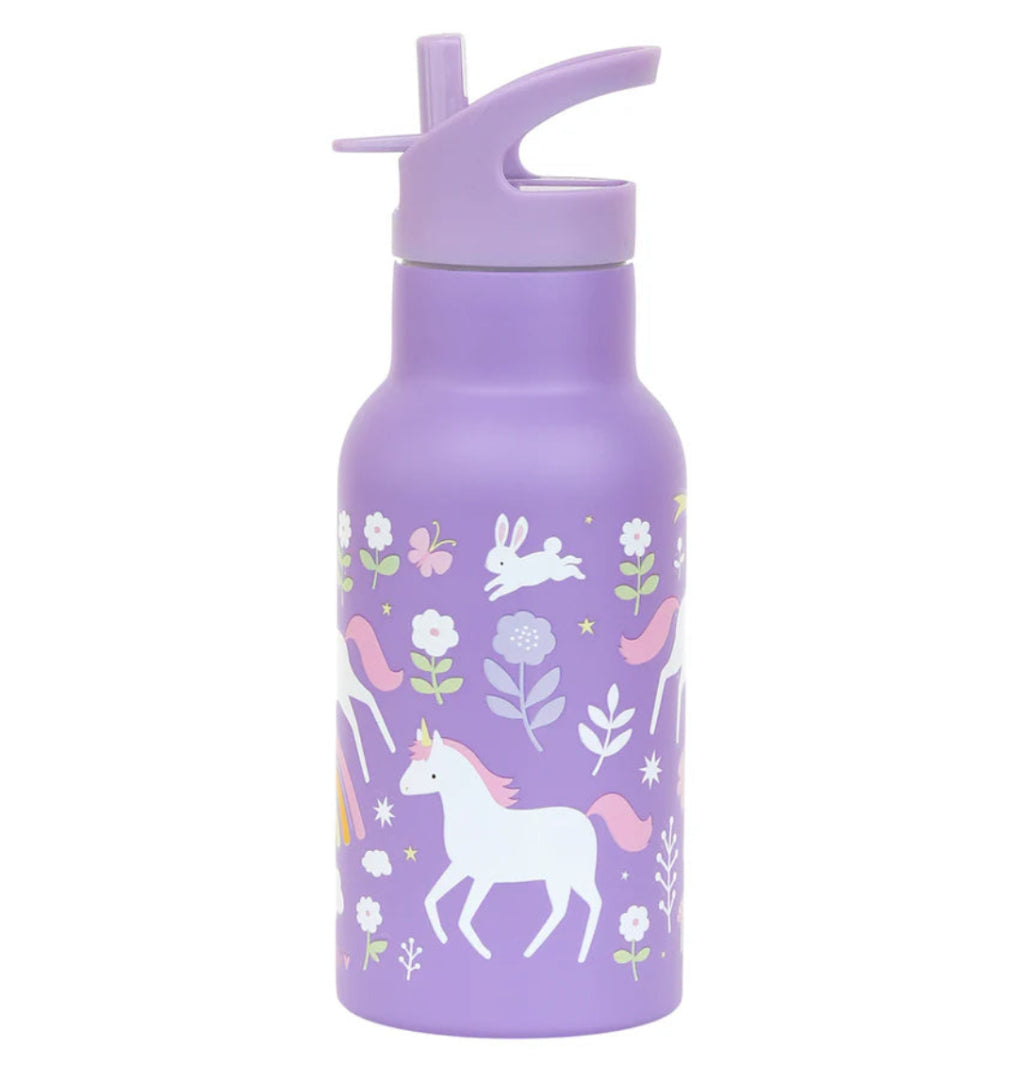 Stainless Steel Drink Bottle: Unicorn