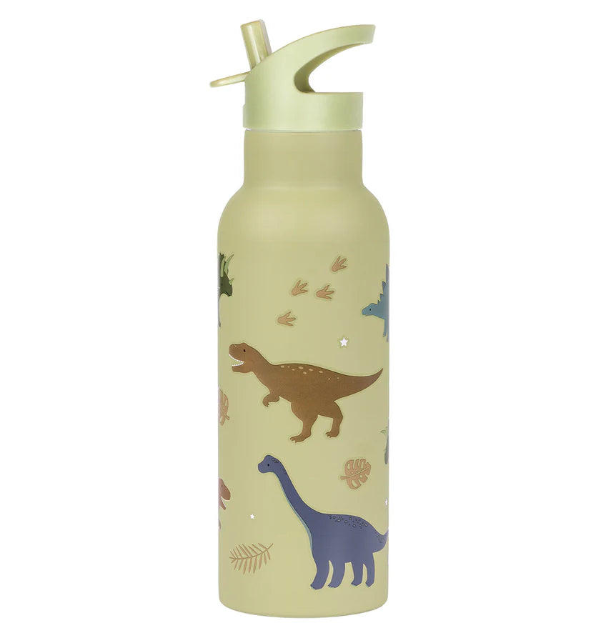 Stainless Steel Drink Bottle Dinosaurs 500 ml