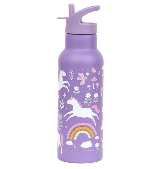 A Little Lovely Company Water Bottle 500ml – Unicorn