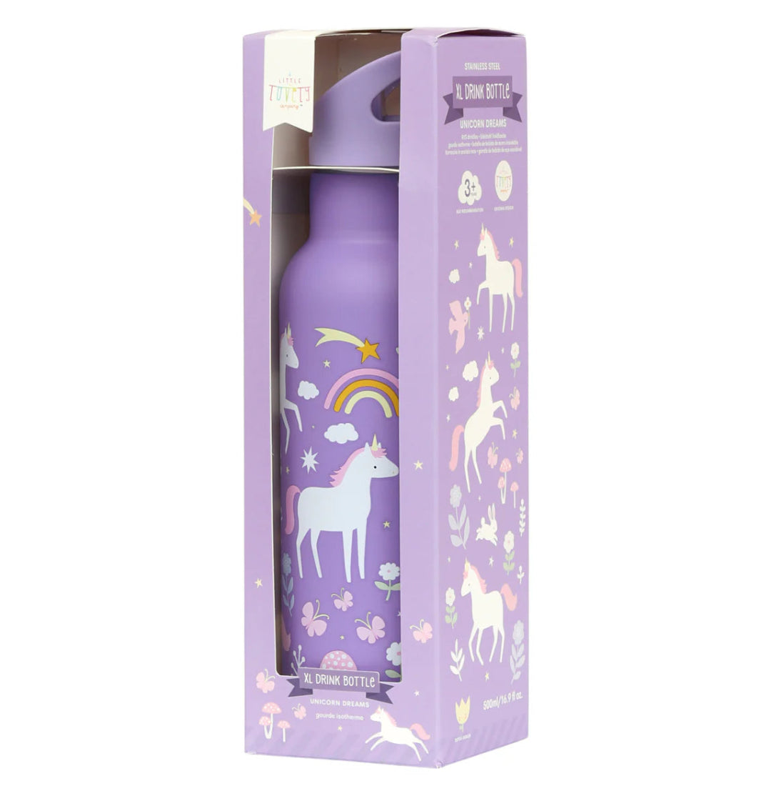 A Little Lovely Company Water Bottle 500ml – Unicorn