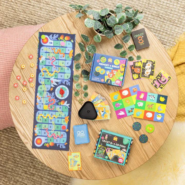 Tiger Tribe  Magna Games - Snakes & Ladders + Tic Tac Toe -  Atelier Yvette
