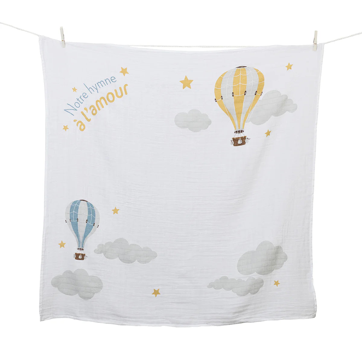 Baby’s First Year Notre L'Hymne A L'Am-Milestone Blanket
