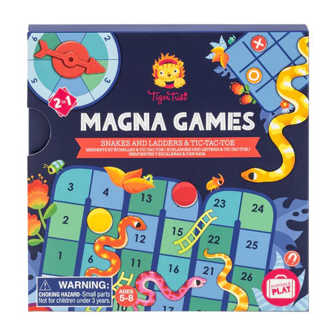 Tiger Tribe  Magna Games - Snakes & Ladders + Tic Tac Toe