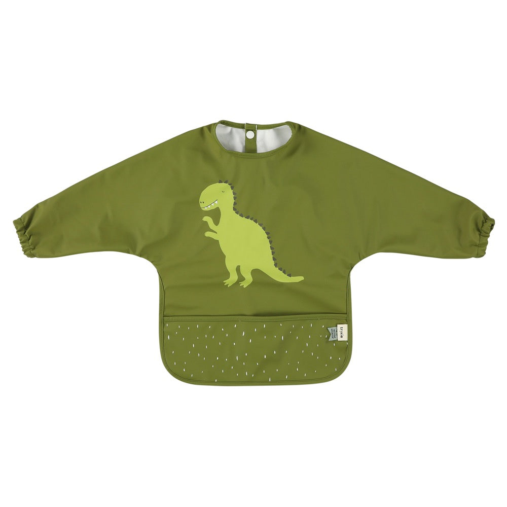 Trixie Waterproof long sleeve bib - Mr. Dino -  Atelier Yvette