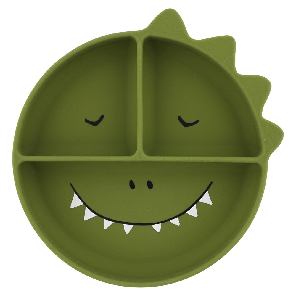 TRIXIE Silicone divided suction plate - Mr. Dino