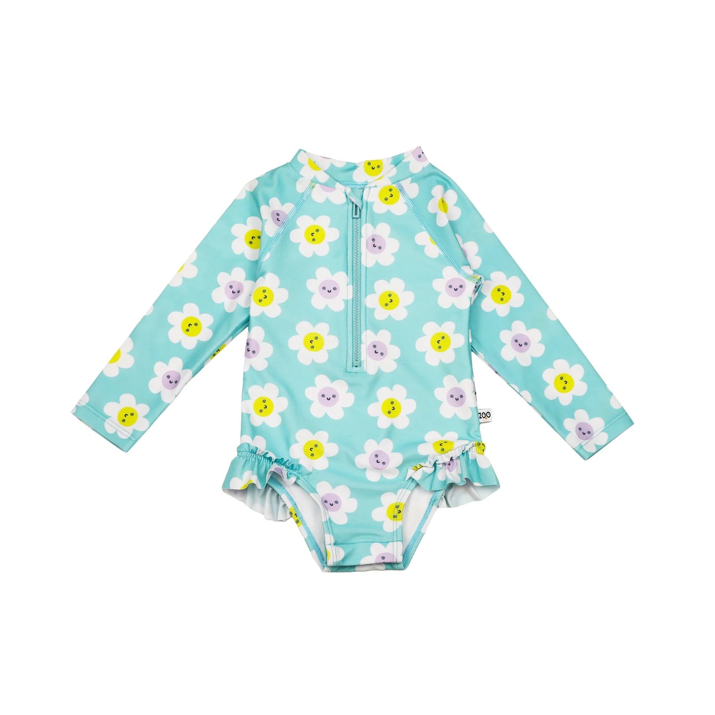 Long Sleeve Swimsuit - UPF 50+ - Daisy