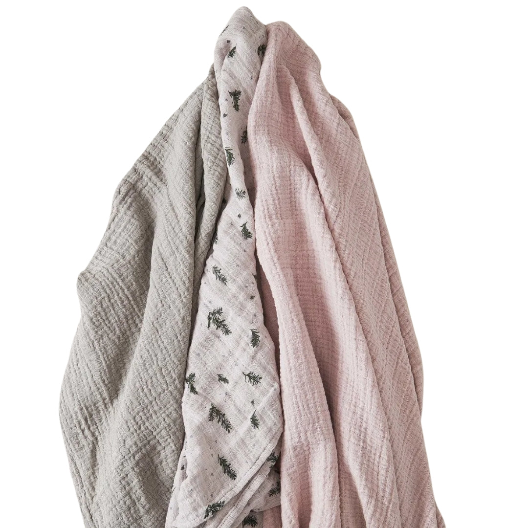 Garbo&Friends Rosemary Muslin Burp Cloths -  Atelier Yvette