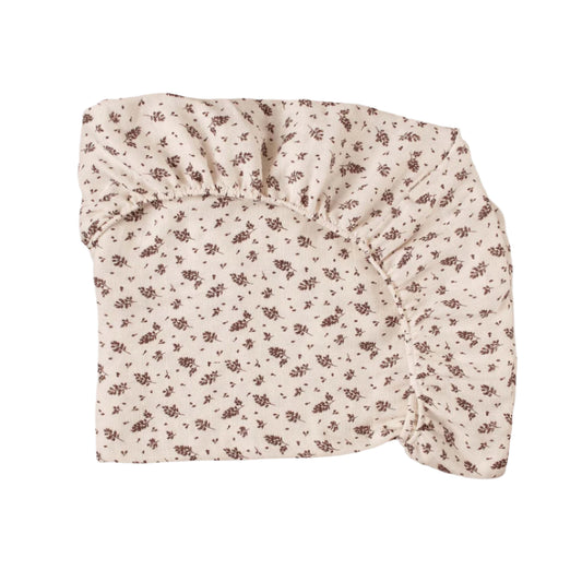 Main Sauvage Wildflower Muslin Fitted Sheet -  Atelier Yvette