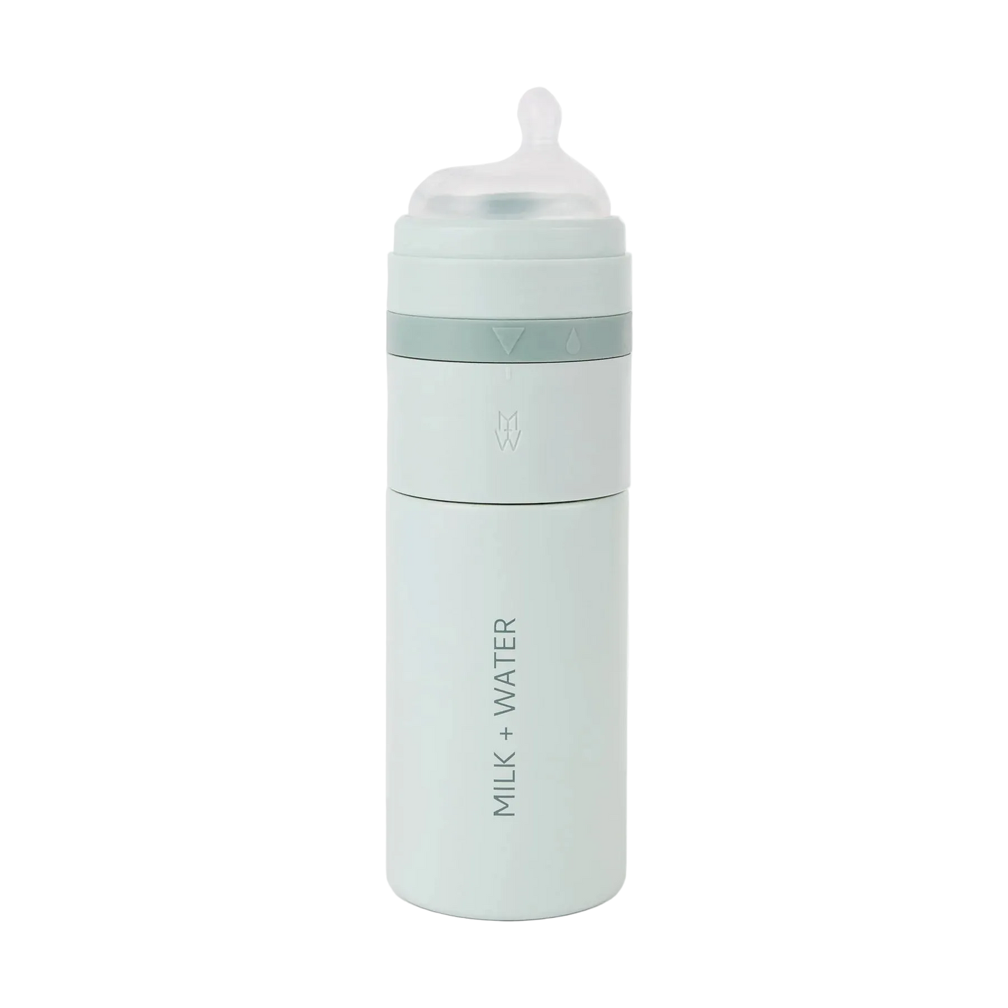 All-In-One Baby Bottle - 9oz Medium Flow Olive Green