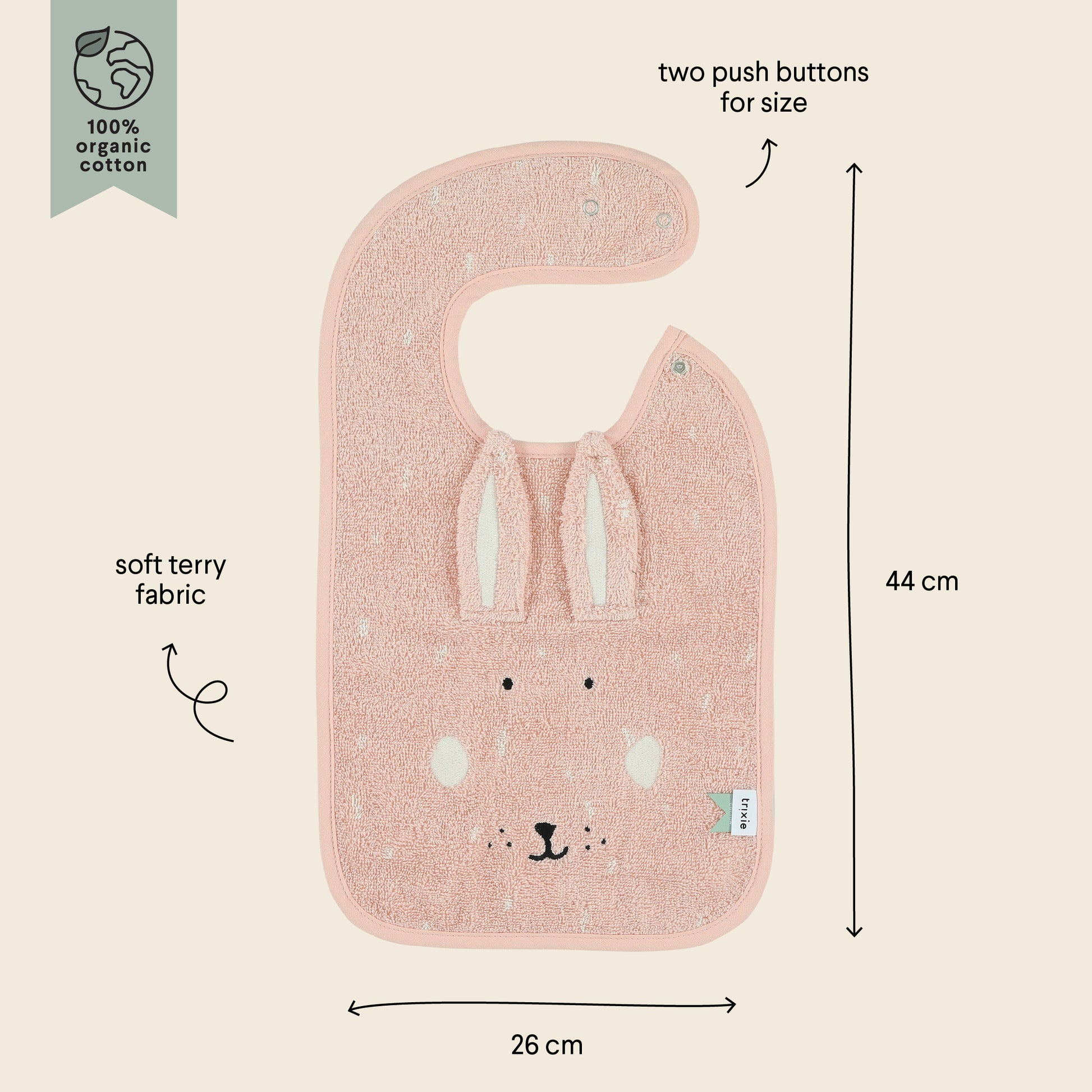 TRIXIE Bib Mrs. Rabbit -  Atelier Yvette