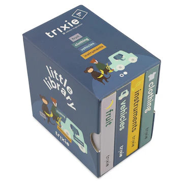 Trixie  Little library - Clothing, Fruit, Vehicles, Instruments -  Atelier Yvette