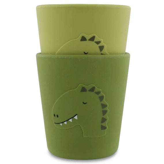 Trixie  Silicone Cup 2-Pack - Mr. Dino