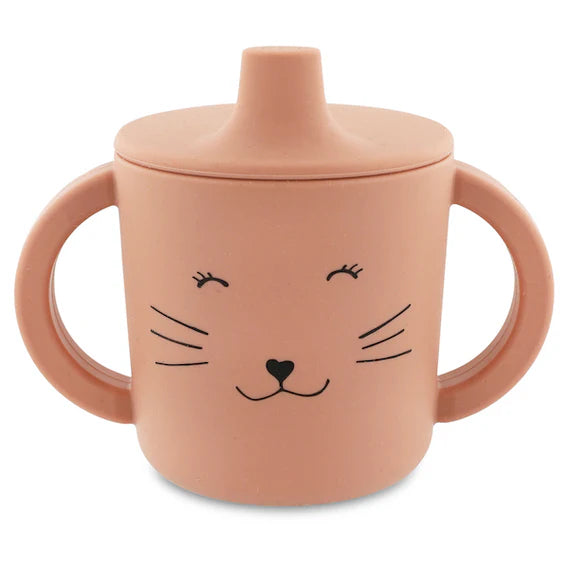 Trixie  Silicone Sippy Cup - Mrs. Cat -  Atelier Yvette