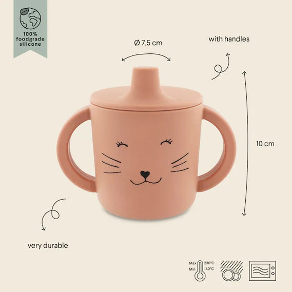 Trixie  Silicone Sippy Cup - Mrs. Cat