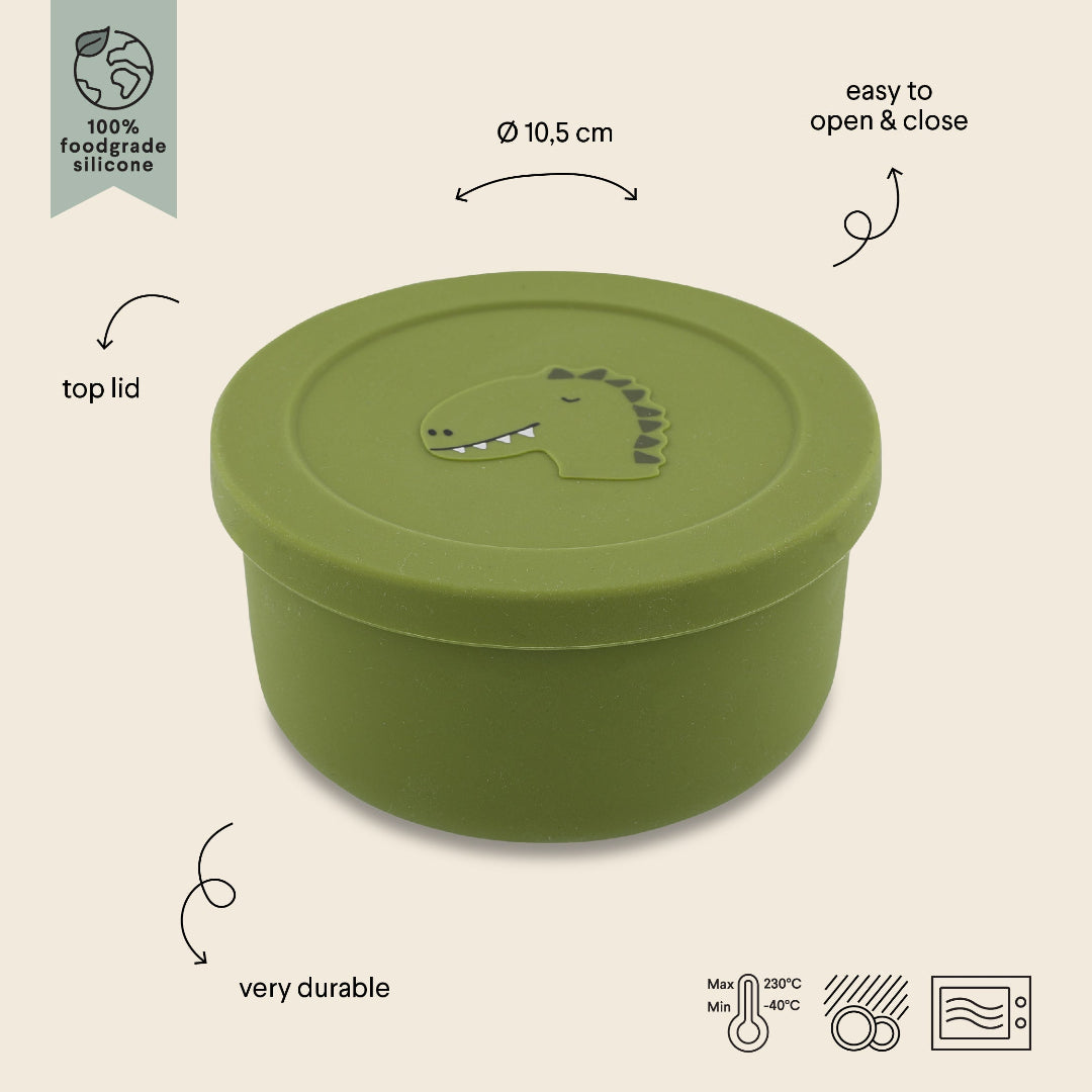 Snack Pot With Lid - Mr. Dino