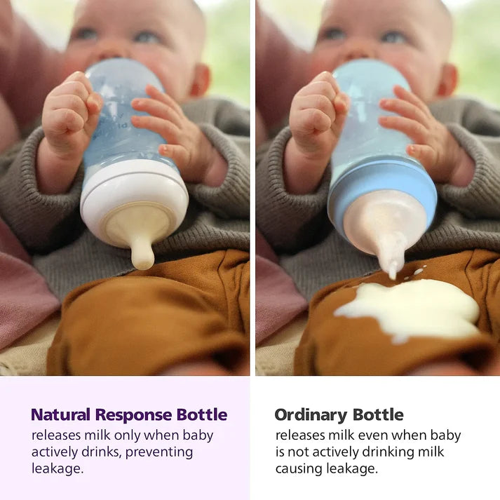 Natural Feeding bottle 260ml - Single Pack - Blue SCY903/21