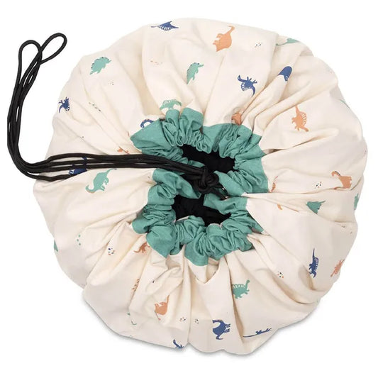 Play and Go – Pritns Playmat and Storage bag – Dino -  Atelier Yvette
