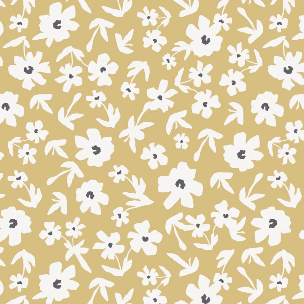 Crib Sheet -  Yellow Wildflowers
