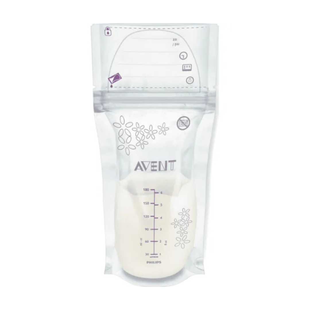Breast Milk Storage Bags – 180ml, 25 Pack (SCF603/25)
