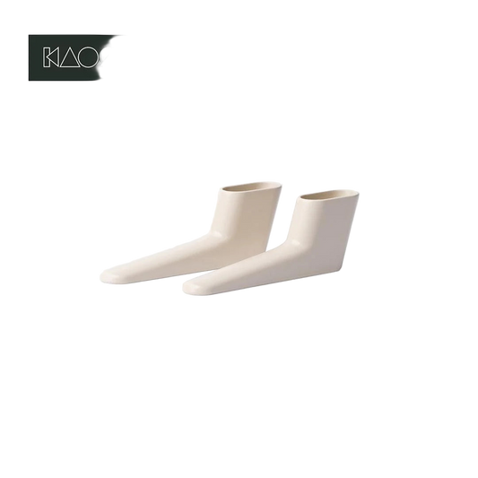 KAOS Anti Tilting Slippers For Wooden Chair - Cream